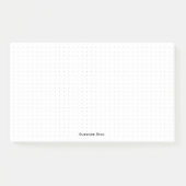 点々のある |お客様の名前企業ののミニマリスト ポストイット (正面)