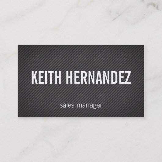 点々のある /線(黒) 名刺 (正面)