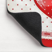 点およびハート マウスパッド (コーナー)