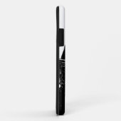 点と線のポートレート：ワイズ老人喫煙パイプ Case-Mate iPhoneケース (裏面/右)