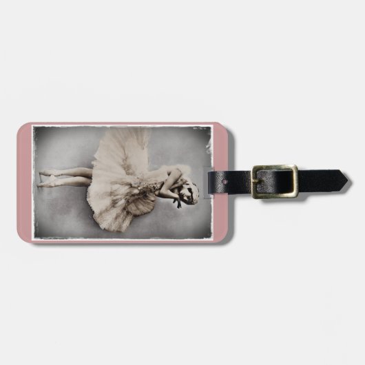 点にポーズ ラゲッジタグ (正面横)