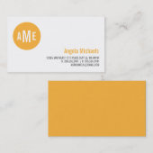 点のモノグラムのテレホンカード コーリングカード (正面/裏面)