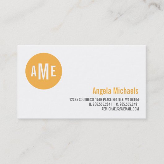 点のモノグラムのテレホンカード コーリングカード (正面)