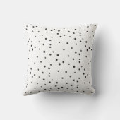 点の正気でない水玉模様の枕を見ること クッション (裏面)