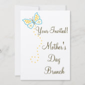 点の芸術の蝶招待状 招待状 (正面)