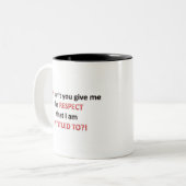 点の資格賦与 ツートーンマグカップ (正面左)