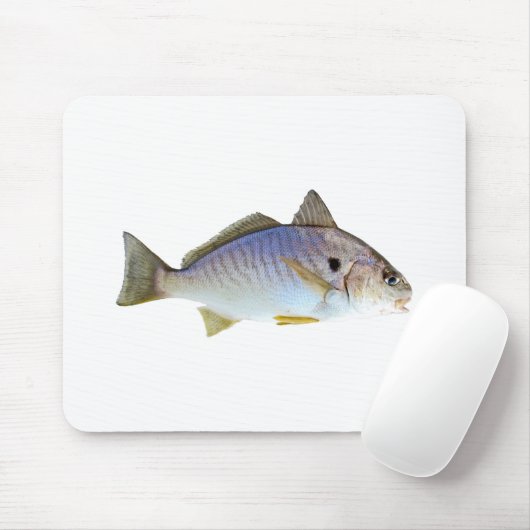 点の魚の写真 マウスパッド (マウス)