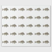 点の魚 ラッピングペーパー (フラット)