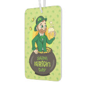 点を持つ金ゴールドのポットの漫画レプレシャン カーエアーフレッシュナー (左)