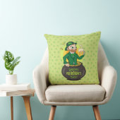 点を持つ金ゴールドのポットの漫画レプレシャン クッション (椅子)