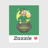 点を持つ金ゴールドのポットの漫画レプレシャン シール (シート)