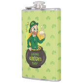 点を持つ金ゴールドのポットの漫画レプレシャン フラスク (左)