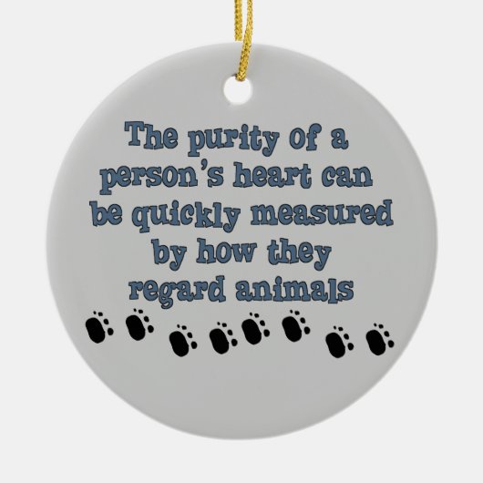 点動物 セラミックオーナメント (正面)