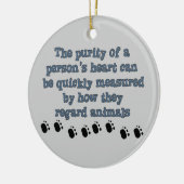 点動物 セラミックオーナメント (左)