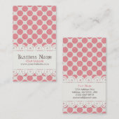 点及びレースパターン名刺 名刺 (正面/裏面)