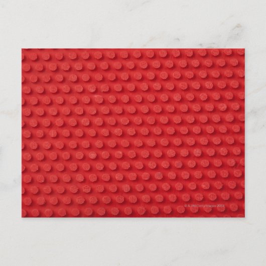 点在したピンポンの高解像度マクロイメージ ポストカード (正面)