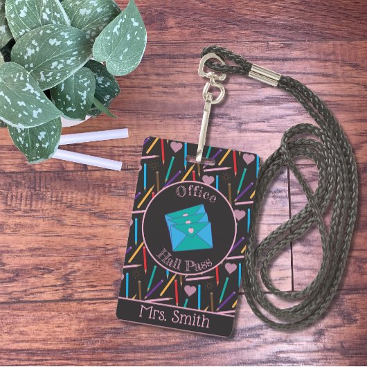 点在する色鉛筆 |オフィスホールパスバッジ バッジ