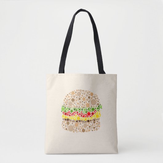 点在バーガー トートバッグ (正面)