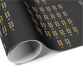 点字アルファベットブラインドアート ラッピングペーパー (ロールコーナー)