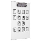 点字コンピュータの鍵番号 クリップボード (右)