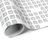 点字コンピュータの鍵番号 ラッピングペーパー (ロールコーナー)