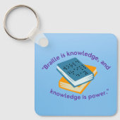 点字 キーホルダー (正面)