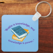 点字 キーホルダー (裏面)