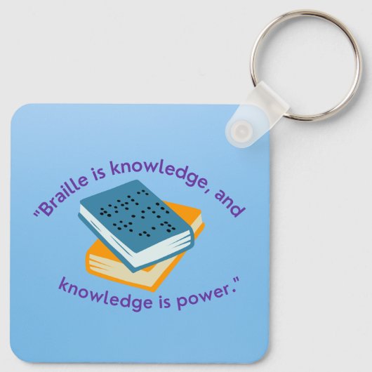 点字 キーホルダー (裏面)
