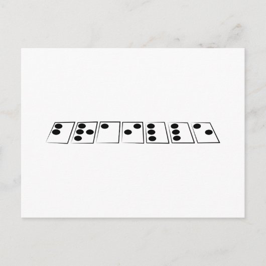 点字 ポストカード (正面)