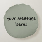 点心のポークBao Shaomaiの中国のなゆで団子のパンのパン ラウンドクッション (裏面)