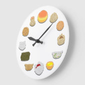 点心の時 ラージ壁時計 (傾斜)