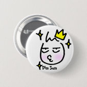 点心 缶バッジ (正面&裏面)