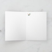点描画の蝶々トリオ、思いやりを込めて カード (内部)