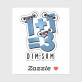 点数数学おもしろいフードパン シール (シート)