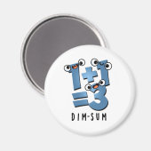 点数数学おもしろいフードパン マグネット (正面/裏面)