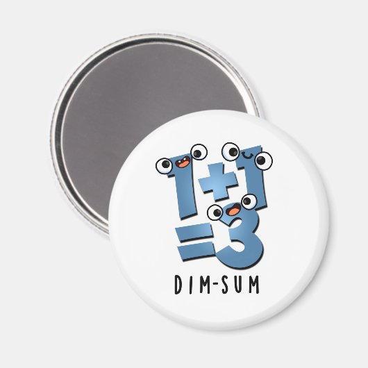 点数数学おもしろいフードパン マグネット (正面/裏面)