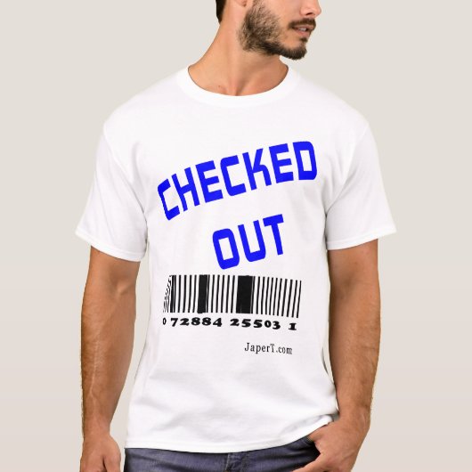 点検される Tシャツ (正面)