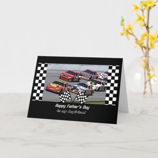 点検を競争させるボーイフレンドの市販車のための父の日 カード (黄色い花)