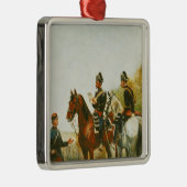 点検旅行の警官 メタルオーナメント (右)