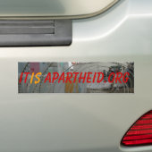 点検点、それは、Apartheid.orgあります バンパーステッカー (車上)