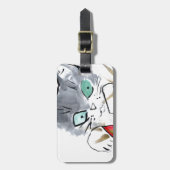 点滅のきらめきライト ラゲッジタグ (正面縦)