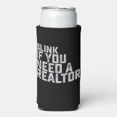 点滅もしする必要が不動産仲介業者エステート実在アゲン スリム缶クーラー (Seltzer正面)