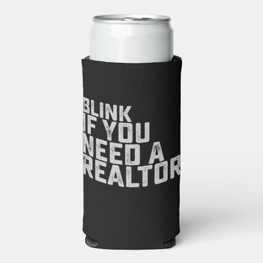 点滅もしする必要が不動産仲介業者エステート実在アゲン スリム缶クーラー (Seltzer正面)