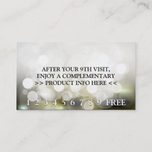 点滅ライトパンチカード ロイヤリティカード