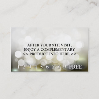 点滅ライトパンチカード ロイヤリティカード