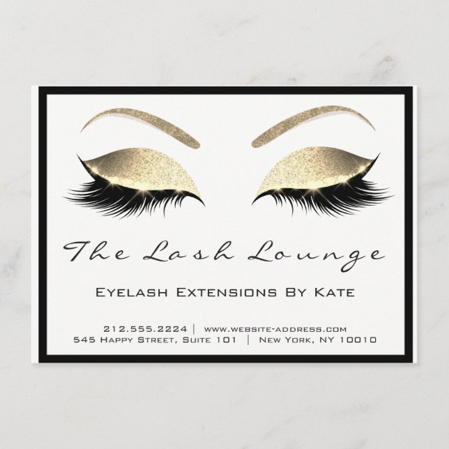 点滅延長アフターケア指示金ゴールドGlam (正面)