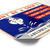 点滴するな愛国心を…ストップリーク- WPA ポスター (角)