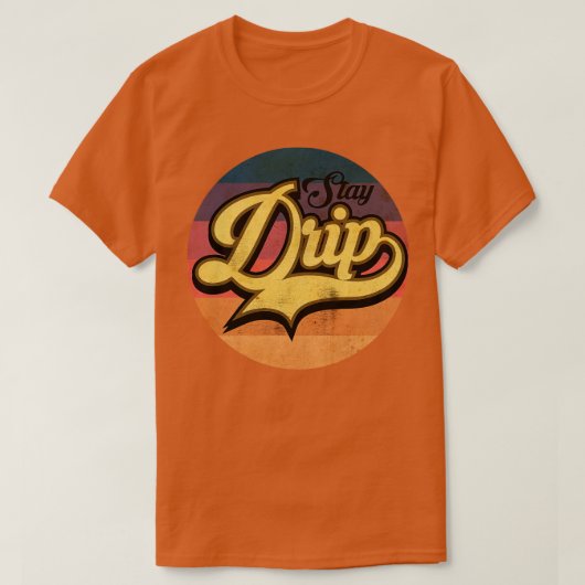 点滴スラングを続ける Tシャツ (デザイン正面)