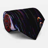 点滴注入インク、多彩な虹の銀河系のネクタイ ネクタイ (ロール)