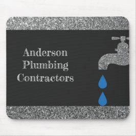 点滴注入コックおよび水配管のグリッターの効果 マウスパッド